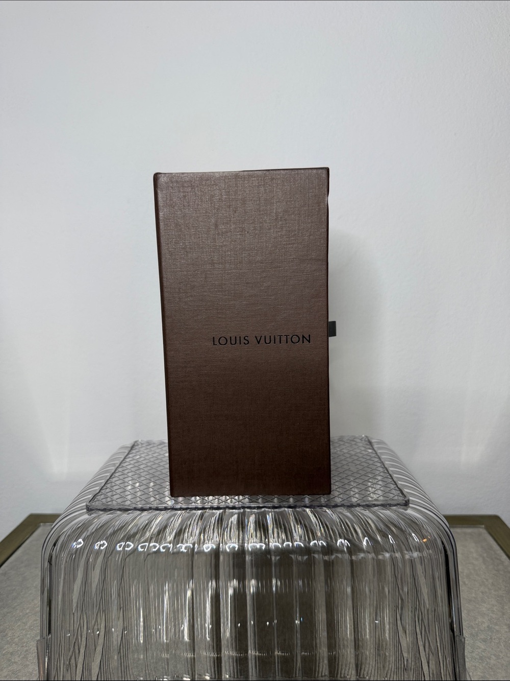 Louis Vuitton Dark Brown Branded Accessory Box